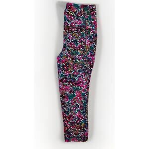 Lululemon Base Pace High Rise Leggings Multi Color Floral Print Women’s Size 8